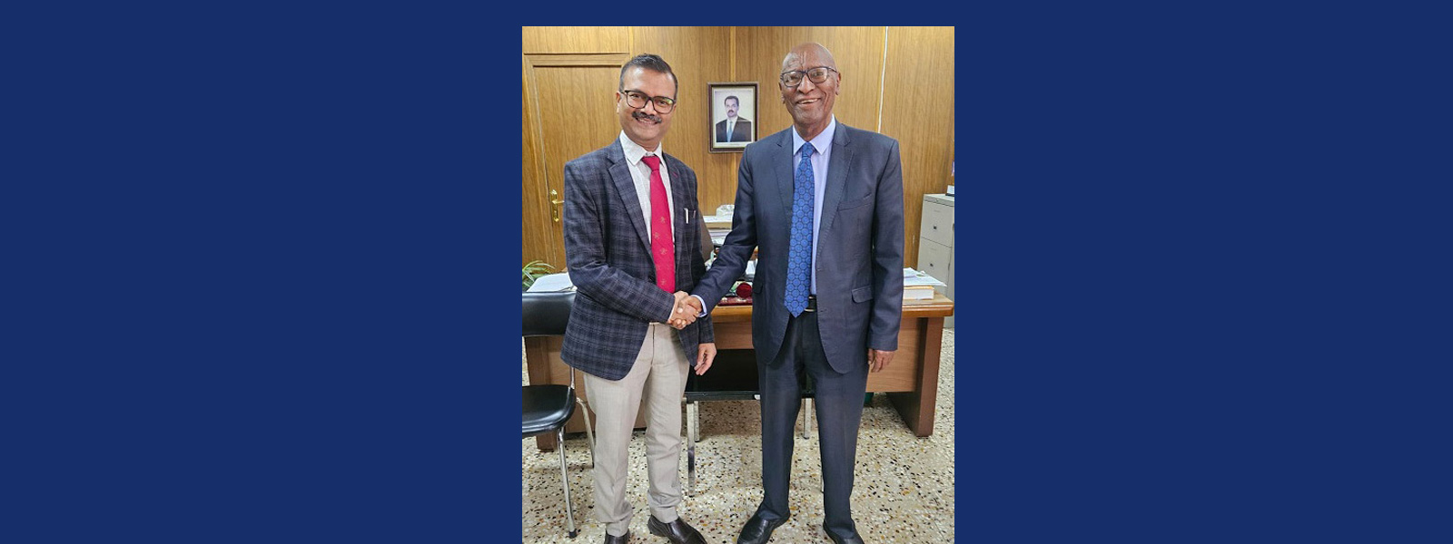 Ambassador Raj Kamal calls on Eritrea's Minister of Agriculture, H.E. Mr. Arefaine Berhe